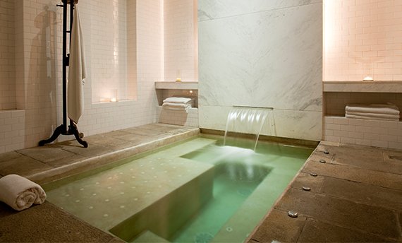 Luxurious stone spa