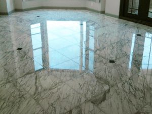 Marble Floor Polished and Restored